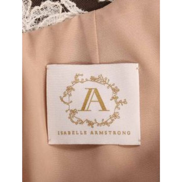 ISABELLE ARMSTRONG Glenn X Wedding Dress Lace Trumpet Sexy Formal Bridal Gown 10 - Picture 11 of 12